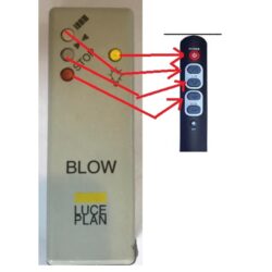 Afstandsbediening Luceplan blow