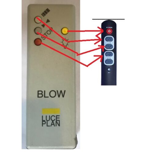Afstandsbediening Luceplan blow