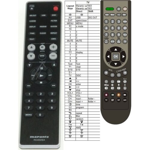 Afstandsbediening Marantz sa7003f1n rc002sa sa8003 - Afbeelding 2