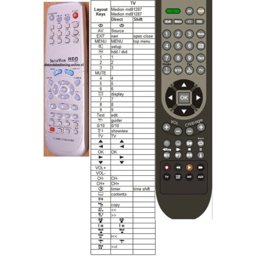 Afstandsbediening Liteon rm-56 rm-53 - Afbeelding 2