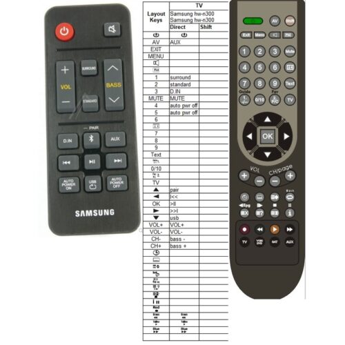Afstandsbediening Samsung hw-n300 soundbar - Afbeelding 2