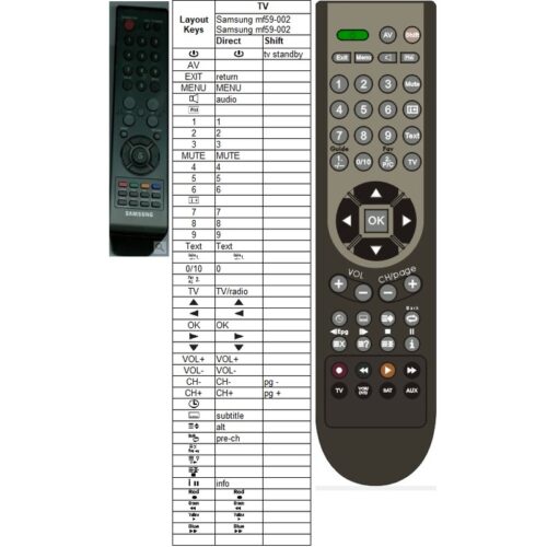 Afstandsbediening Samsung mf59-00291a - Afbeelding 2