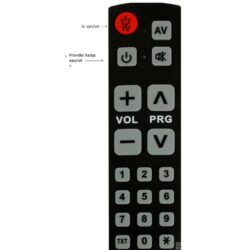 Senioren afstandsbediening voor Ziggo Next Arris dcx960-stb-zg