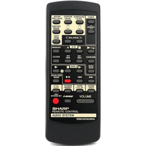Afstandsbediening Sharp rrmcg0182awsa