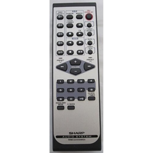 Afstandsbediening Sharp rrmcga0408awsa Sharp xl-hp404h