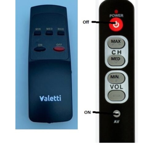 Afstandsbediening valetti electric heater LF00037 - Afbeelding 2