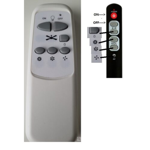 Afstandsbediening Plafondventilator DD2 - Afbeelding 2