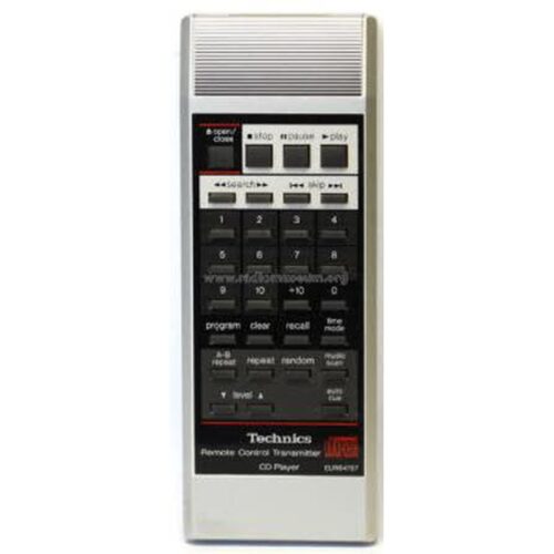 Afstandsbediening Technics eur64767 sl-p212a