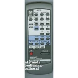 Afstandsbediening Sharp rrmcg0013sjsb xl-40h