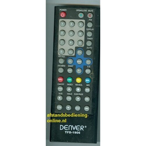 Afstandsbediening Denver tfd-1906