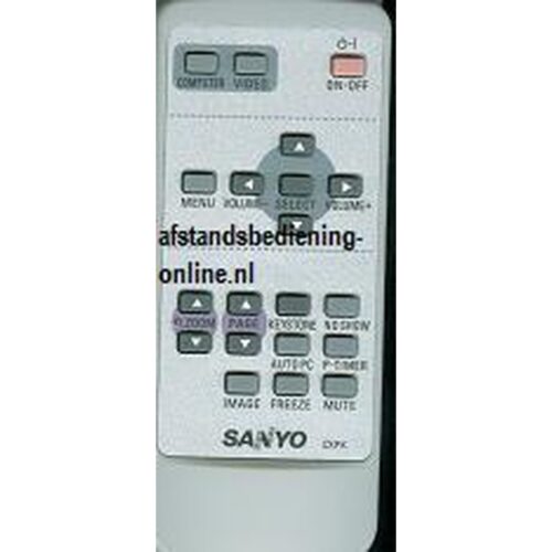 Afstandsbediening Sanyo cxpk