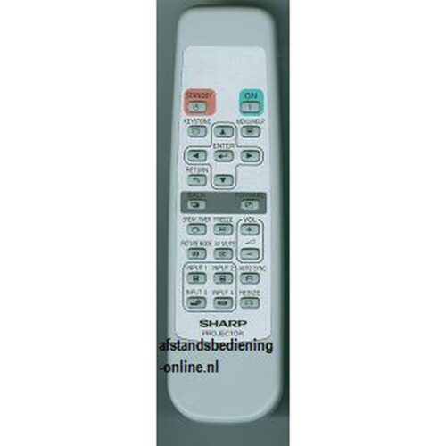 Afstandsbediening sharp rrmcga398wjsa